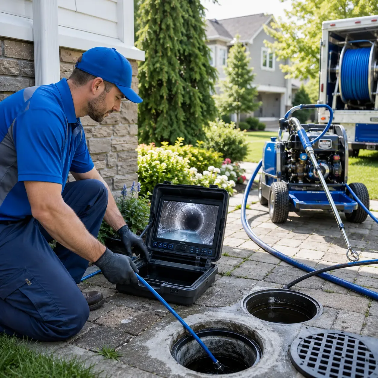 Outdoor drain cleaning professionals serving Milton, KY