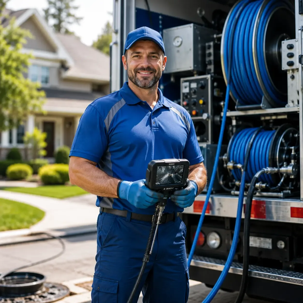 Local outdoor drain cleaning specialists in Milton, KY